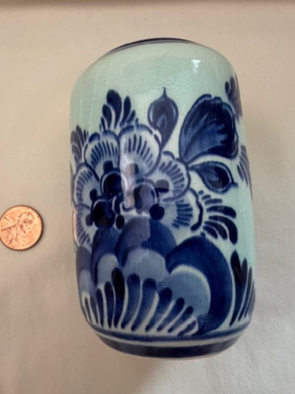 Vintage Delft Pottery Brush Holder - Picture 8 of 8